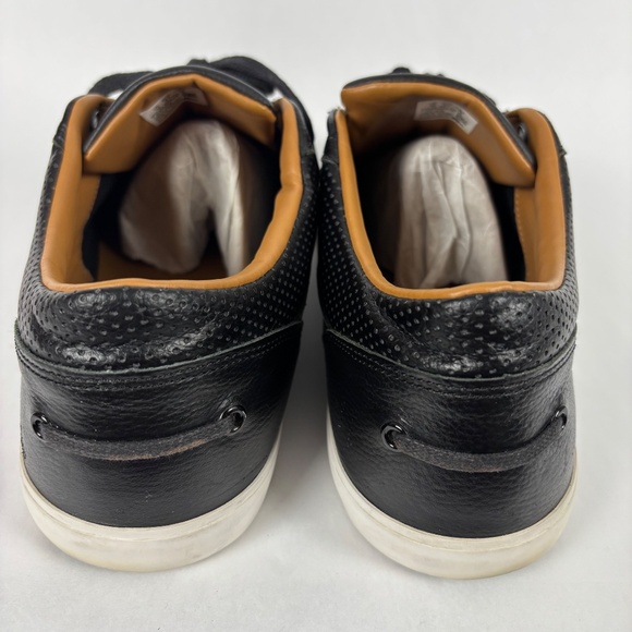 LACOSTE, Men's Size 13 US Shoes Black Leather - Picture 7 of 9